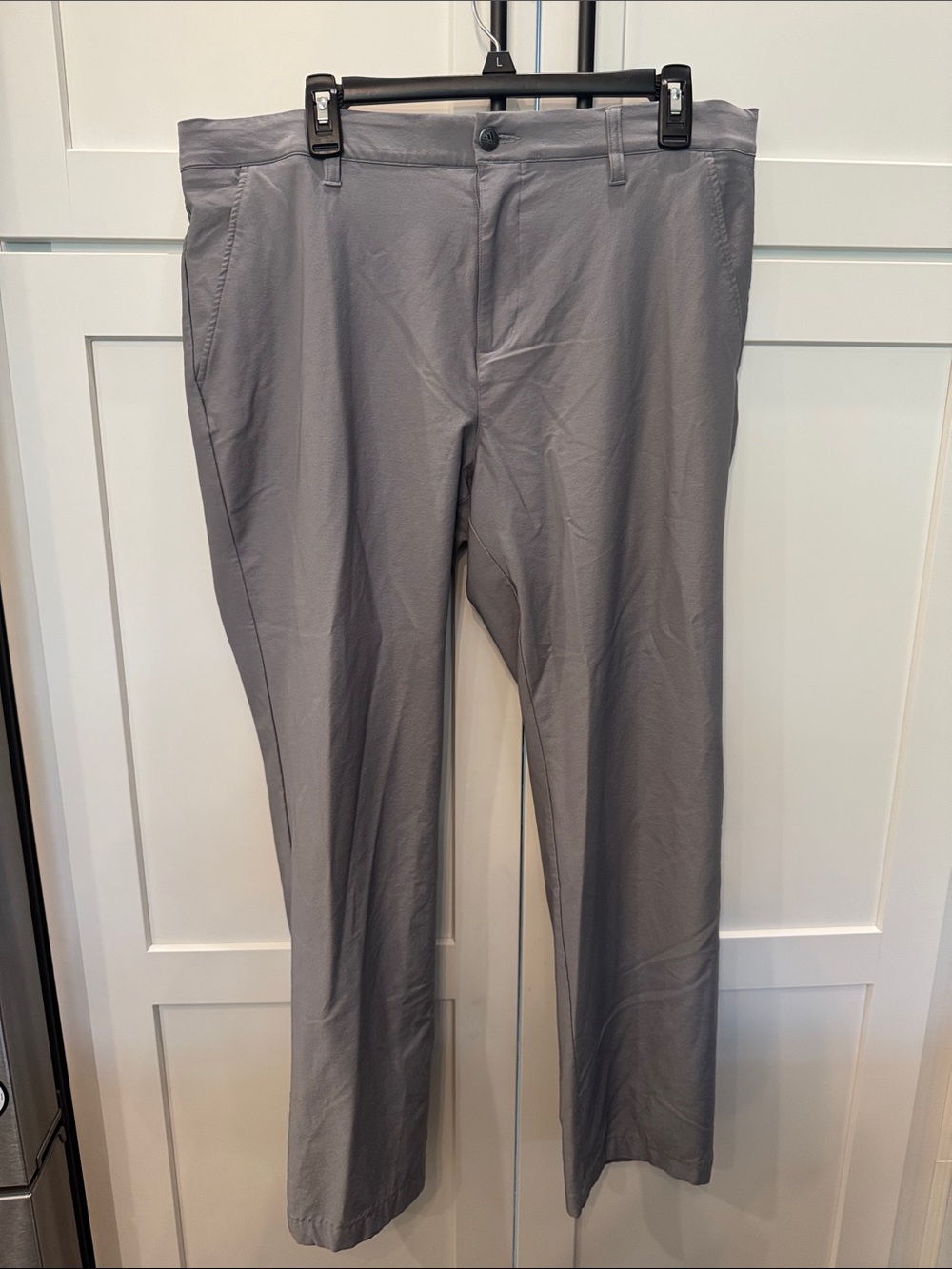 adidas Men's Light Gray Chino Pants